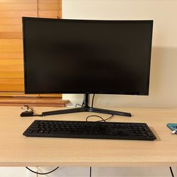 Samsung 27” Curved Monitor FHD 100 Hz