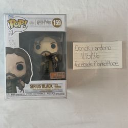 Sirius Black With Wormtail Funko Pop! #159 w/ Protector