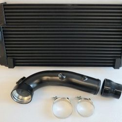Front Mount Intercooler Kit+ Charge Pipe Kit For 535i/ix 640i/ix 740i N55 