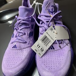 New Adidas Mahomes 2 Impact FLX Purple Throw a Good Time JQ2654 Mens Size 11