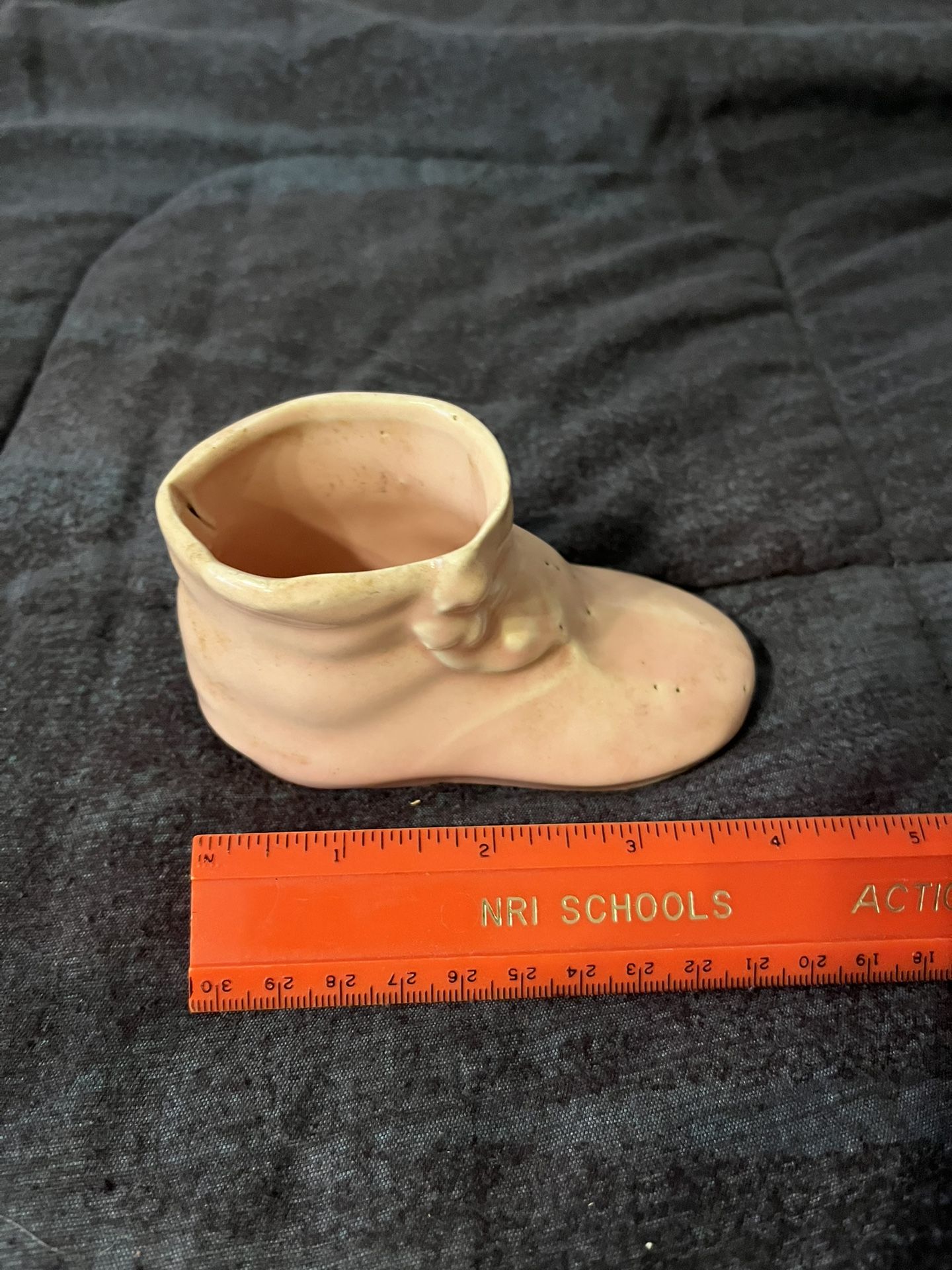 McCoy Baby Bootie Vase Pink