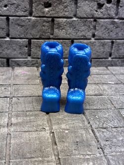 Bratz Snow Boots Custom Metallic Blue