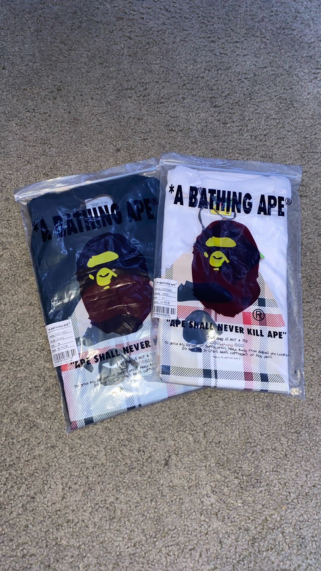 Burberry Bape T-shirts