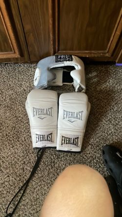 Boxing Gloves And Boxing Headgear