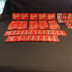 47 Unopened Pack of Fleer Baseball Cards 9 Packs Baseball Grossouts