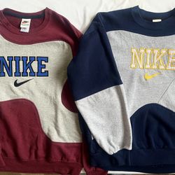 Nike Reworked Men Sweatshirt Crew Neck