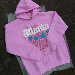 Pink Atlanta Spider Hoodie 