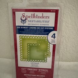 Spellbinders - Leafy Squares