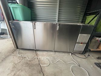 Glastender 84” Three-Door Commercial Back Bar Refrigerator