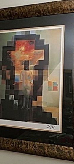 Salvador Dali Lincoln Lithograph
