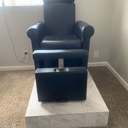 Pedicure Chair And Stand 
