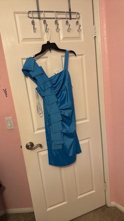 Blue dress