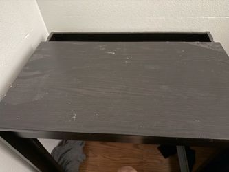 Desk and chair