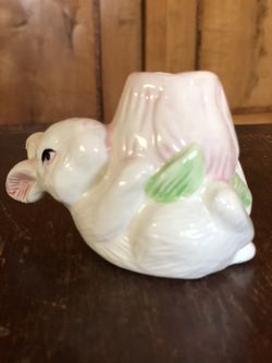 Bunny Rabbit candle/treat/egg holder