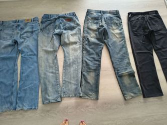 Men's motorcycle jeans and other clothing