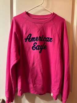 American Eagle Pink Crewneck Sweatshirt