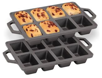 🔥 BAKERS DON’T MISS OUT! NEW 2-Pack Cast Iron Mini Loaf Pans - ONLY $40! 🍞