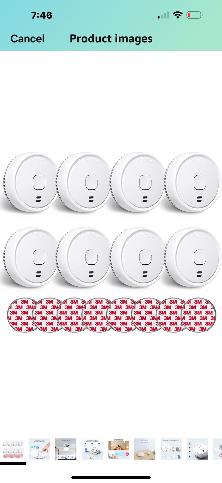 Ecoey Smoke Detector 8 pack