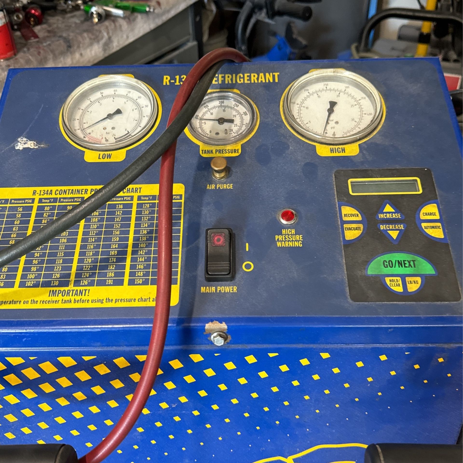 A C Machine Viper Vr-9000 134a
