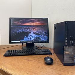 Dell Optiplex Computer complete with Monitor