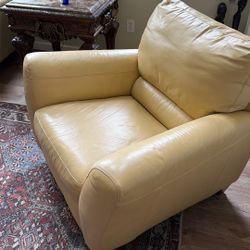 Leather sofa And Chair