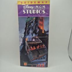 MGM Studios Where Showbiz Is Tower of Terror Guidemap Disney Kodak 2002
