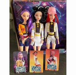 Singing KPop demon hunter dolls 3pc set