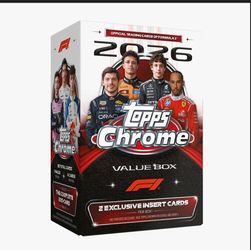 2026 TOPPS CHROME Formula 1 VALUE BLASTER BOX F1 Racing Brand New