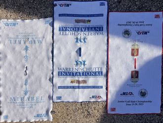 Bundle of 3 JGAA Golf Towels | Brand New | White