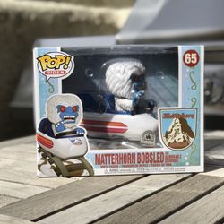 FUNKO POP MATTERHORN BOBSLED WITH ABOMINABLE SNOWMAN #65 DISNEY PARKS EXCLUSIVE