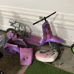 Razor, pink, mini razor pocket mod