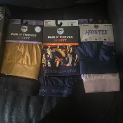 PAIR OF THEIVES BOXER BRIEFS (SIZE XL)