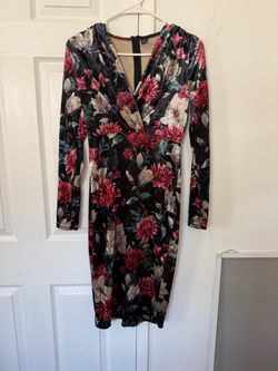 Floral midi-dress