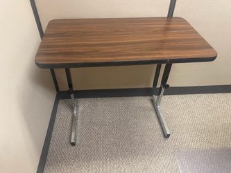 Adjustable wood study table desk