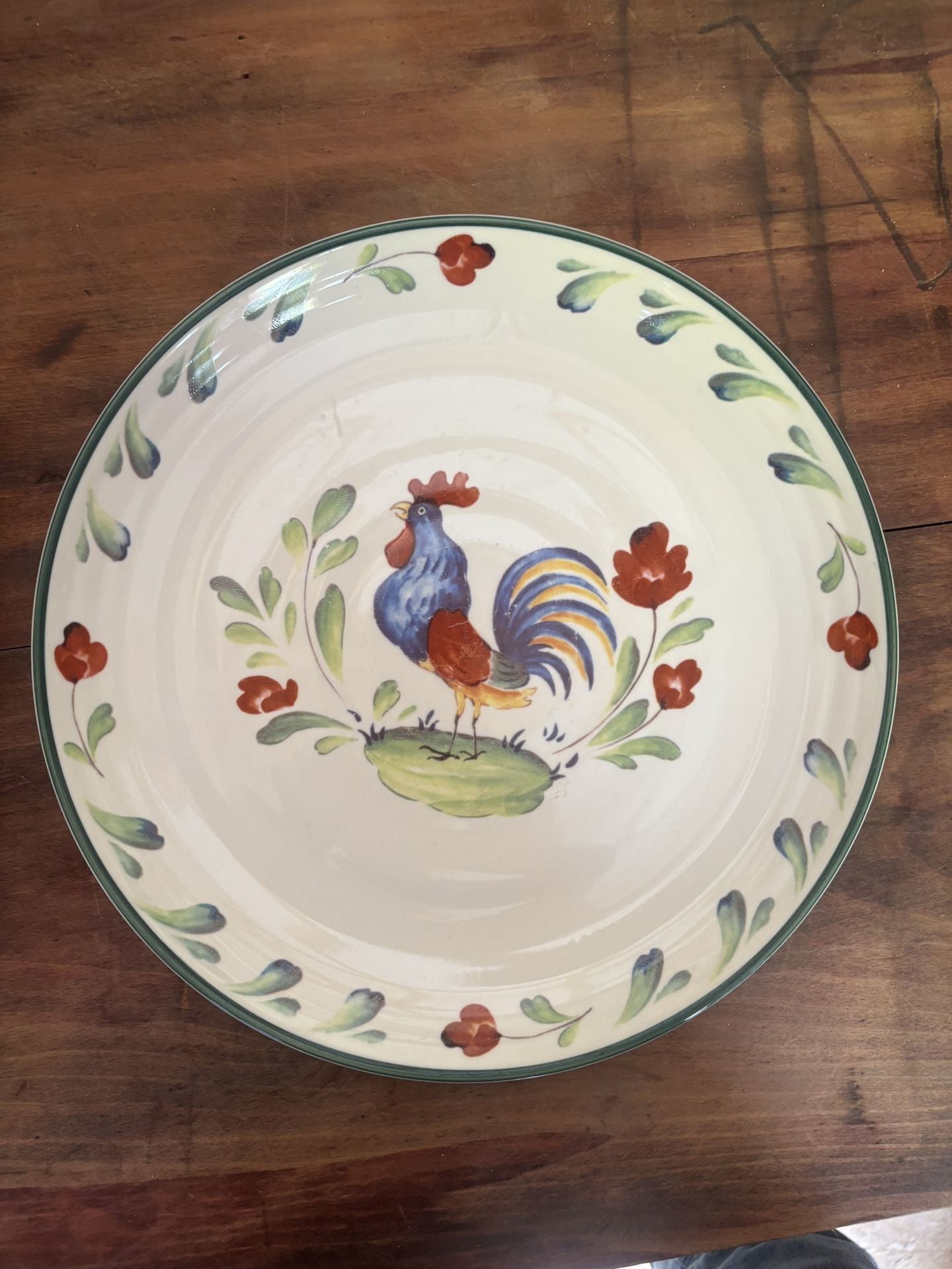 Rooster Stuff (Prices Listed Below) Plate, Pie Plate, Large Candle Display, Home Interior Lamp Shade, Tea Pot