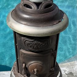 Antique pot belly stove