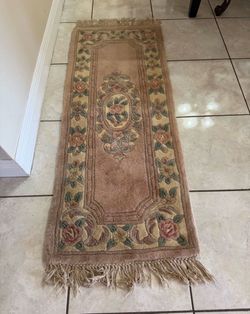Antique Chinese Runner Rug 68”x24”
