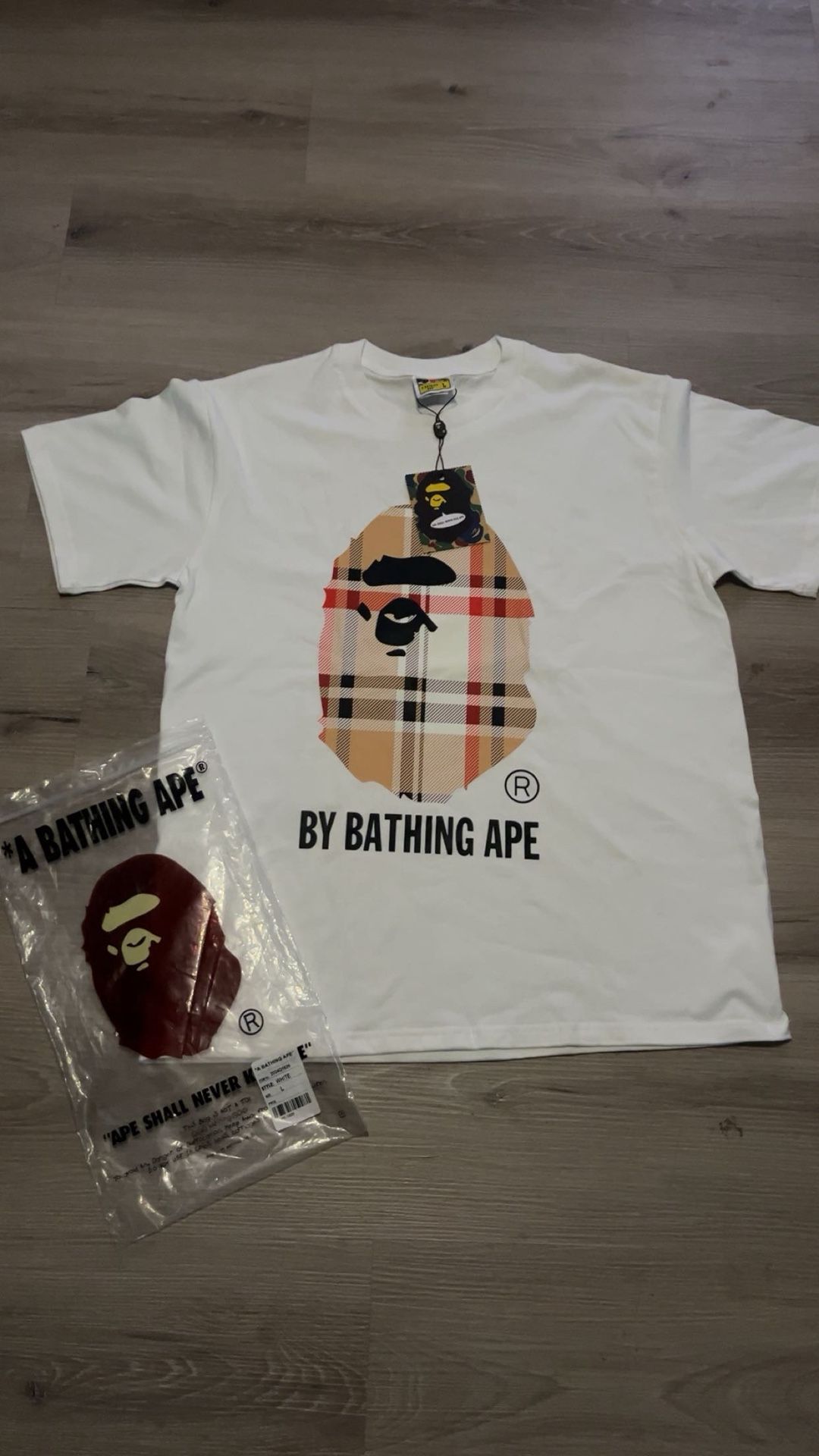 Bape tee Size Large