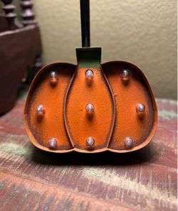 Light up pumpkin