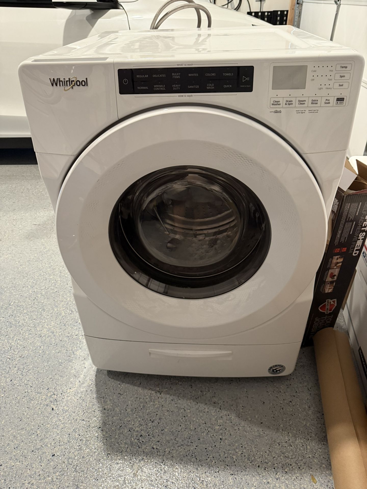 Whirlpool Washer - 4.5 cu. ft. Closet-Depth Front Load Washer with Load & Go™ Dispenser