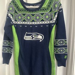 Seahawks Sweater Dress Women’s Small