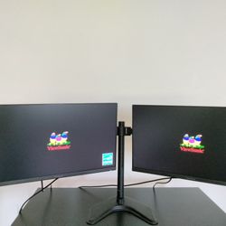 ViewSonic Dual Monitors with Stand