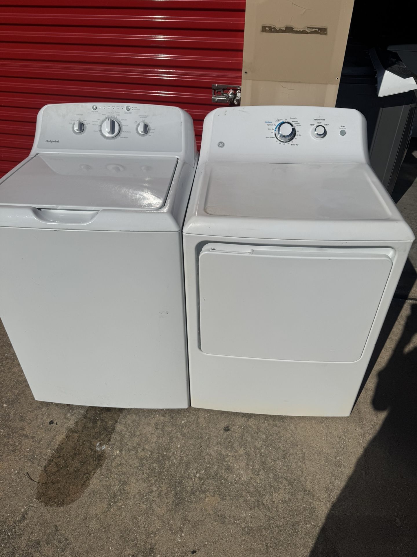washer and dryer electric set