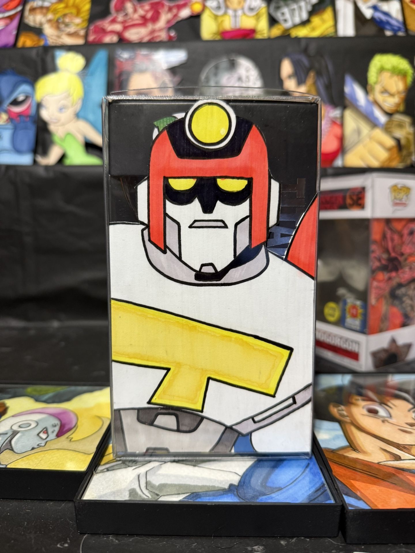 Funko Pop! Titan Robot With Custom Art Insert Teen Titans Go Cartoon Network