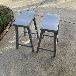 Pair If Wooden Bench