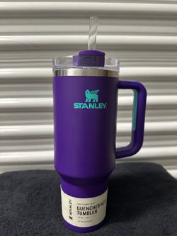 Stanley Flowstate Quencher H2.0 40 oz Purple Tumbler w/ Handle, Lid & Straw