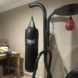 Boxing Everlast Heavy Bag, Speed Bag and Stand