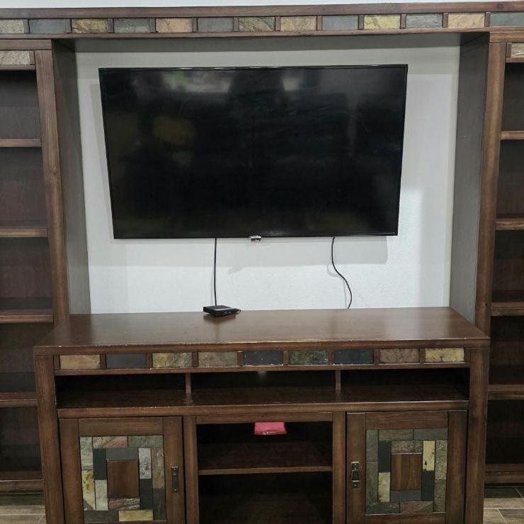 4 Piece Living Room Entertainment Set