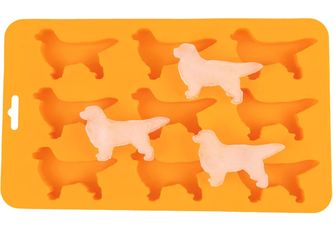 Molde de silicona para cubitos de hielo y bandeja para gelatina, dulces, galletas, gelatina y chocolate, regalo perfecto para los amantes de los perro