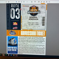 2026 NHRA  Winternationals - Pomona TICKETS SAT. April 11, 2026 